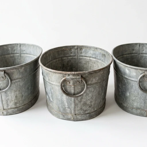 1DI-1711 – Oval Tubs with Ring Handles — Set of 3, Large