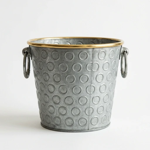 1DI-4359 – Circle-Embossed Ring-Handle Bucket