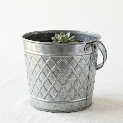1DI-4362 – Lattice-Pattern Bucket Planter