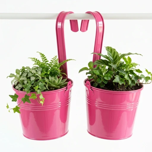 1DI-4366 – Pink Hook-Hanging Bucket Set