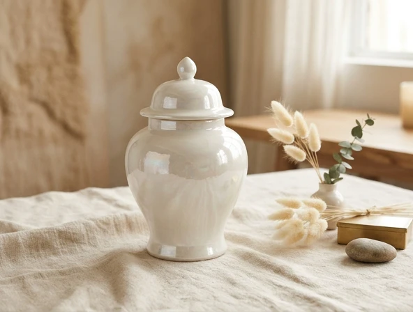 Ceramic Ginger Jar Urn