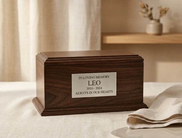Classic Solid Wood Urn