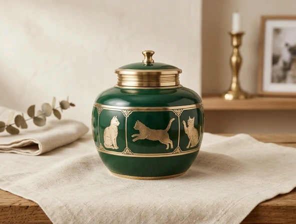 Silhouette Cat Urn