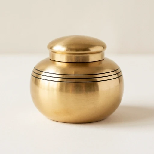 1DI-817-PET — Triple Black-Band Brass Pet Urn
