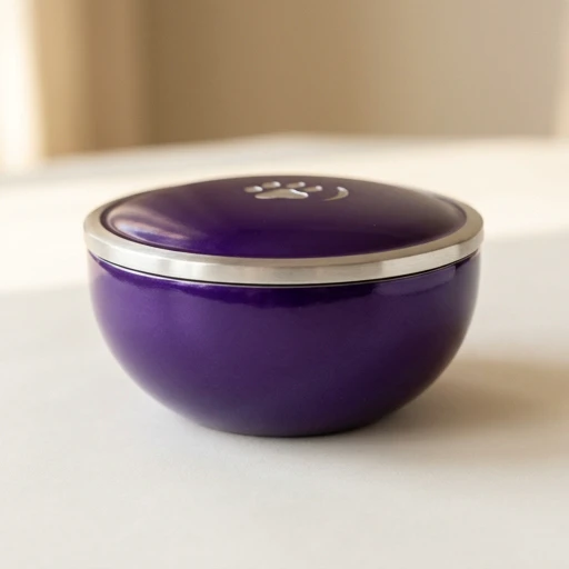 RI00136 — Royal Purple Oddessey Bowl Pet Urn