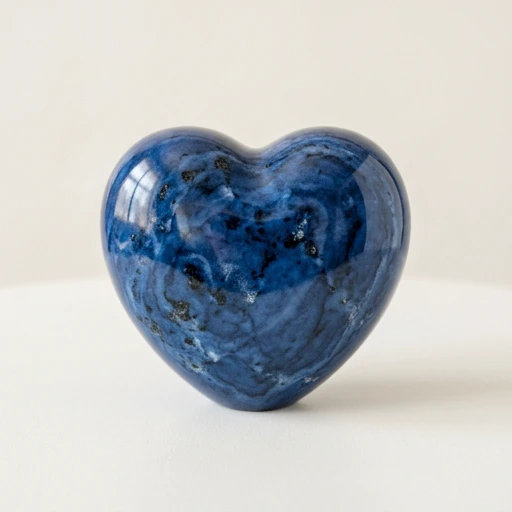 RI00157 — Sapphire Marble Heart Keepsake