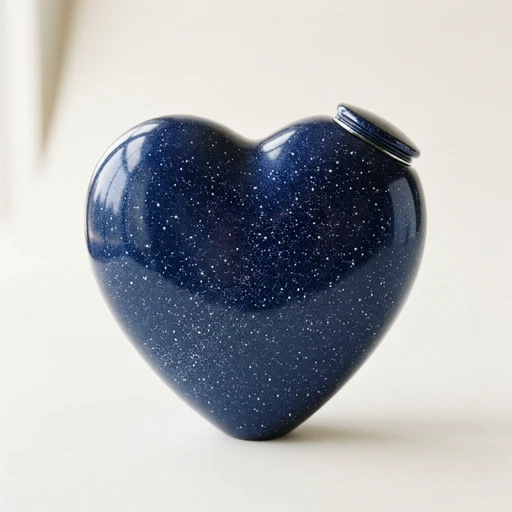 RI00158 — Indigo Starfield Heart Keepsake