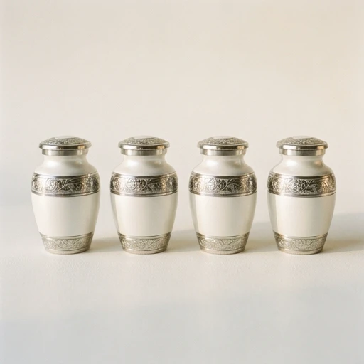 RI00161 — Aluminum Keepsake Set of 4 — Diamond White